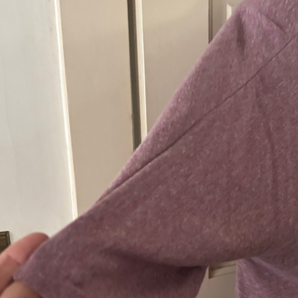 LuLaRoe Purple/rose Cardigan. high low length . 3/4 sleeves - Picture 4 of 9